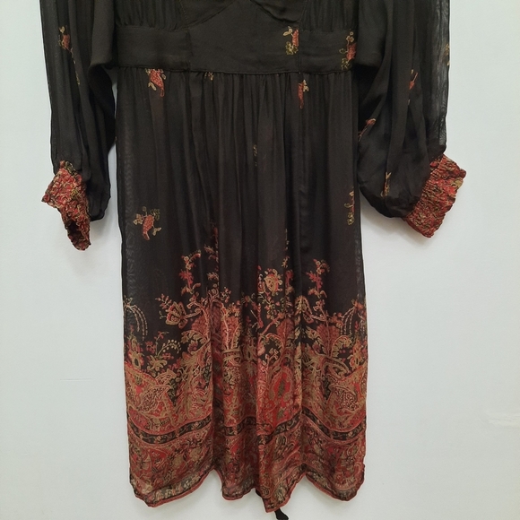 Ralph  Lauren Denim & Supply Sheer Boho Long Sleeve Dress - Picture 3 of 13